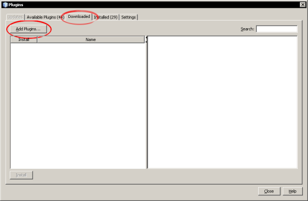 choose Add Plugins...